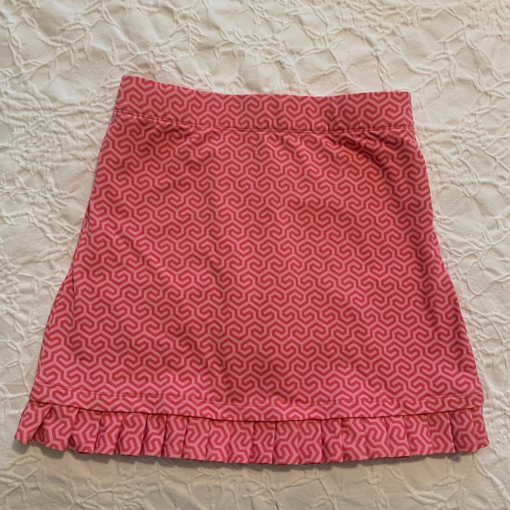 J McLaughlin Pink Patterned Women's Skirt